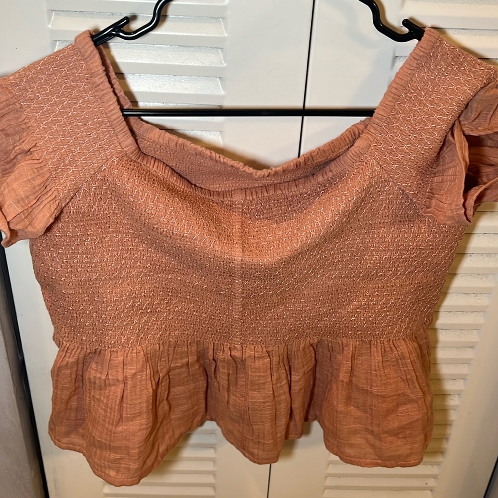 American Eagle Peplum top NWT